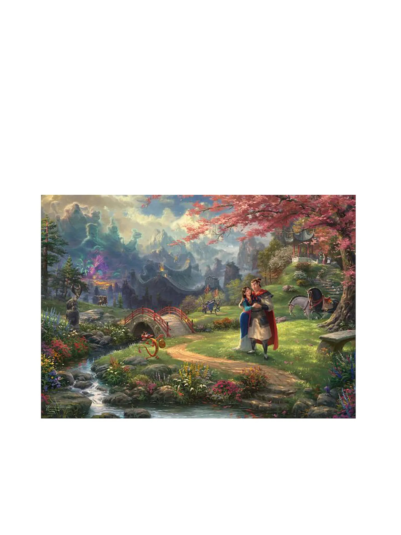 SCHMIDT-SPIELE | Puzzle - Thomas Kinkade Studios: Disney Dreams Collection - Mulan 1000 Teile | 
